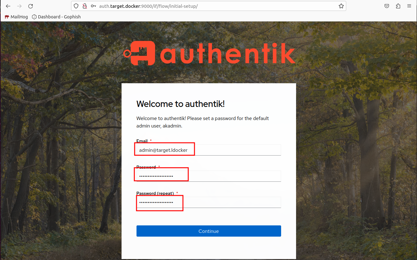 Authentik Admin Setup